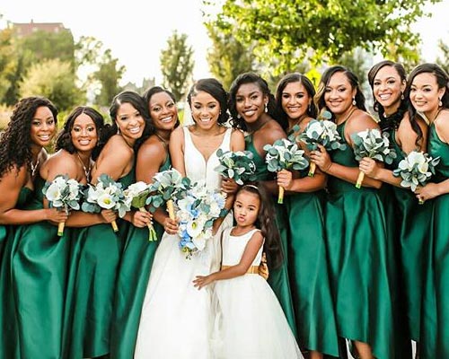 Green Bridesmaid Dresses