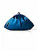 Gathered Satin Clutch