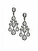 CZ Empire Chandelier Earrings
