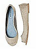 Park Avenue Brocade Open-Toe Wedding Flats